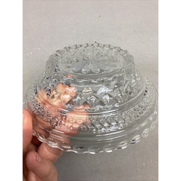 Set Of 2 Anchor Hocking Wexford Small Bowl & Indiana Glass Divided Serving Tray - Picture 10 of 16